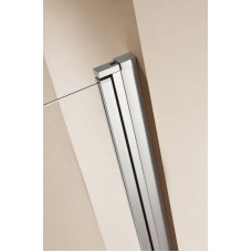 Шторка на ванну Cezares ECO-O-V-11-120/140-C-Cr профиль Хром стекло прозрачное