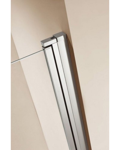 Шторка на ванну Cezares ECO-O-V-11-120/140-C-Cr профиль Хром стекло прозрачное