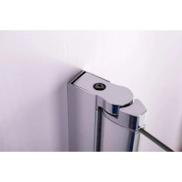 Шторка для ванны 80 см прозрачное стекло Esbano ES-1480