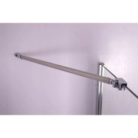 Шторка для ванны 120 см прозрачное стекло Esbano ES-1412