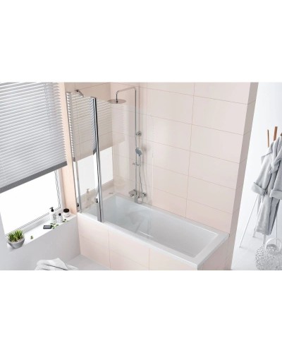 Шторка для ванны 100 см прозрачное стекло Excellent 900 KAAC.1609.1000LP