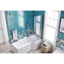 Шторка для ванны 75 см R прозрачное стекло Excellent Be Spot KAEX.2309.750.PR