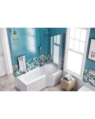 Шторка для ванны 75 см R прозрачное стекло Excellent Be Spot KAEX.2309.750.PR