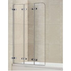 Шторка на ванну WeltWasser WW100 ZD3 75 10000000935 профиль Хром стекло прозрачное