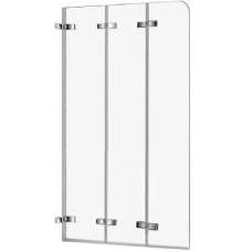 Шторка на ванну WeltWasser WW100 ZD3 75 10000000935 профиль Хром стекло прозрачное