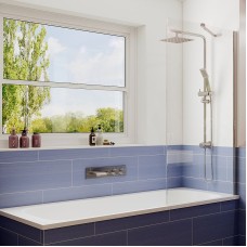 Шторка на ванну Ambassador Bath Screens 70х140 16041102 профиль Хром стекло CrystalPure