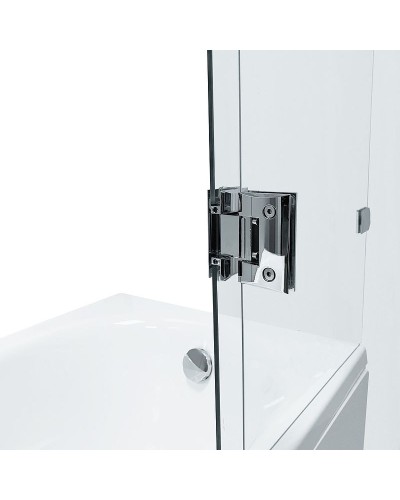 Шторка на ванну Byon T 80x145 Ц0000168 профиль Хром стекло прозрачное