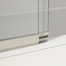 Шторка на ванну Vincea VSB 100х145 VSB-1E100CL профиль Хром стекло прозрачное