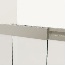 Шторка на ванну Vincea VSB 100х145 VSB-1E100CLB профиль Черный матовый стекло прозрачное