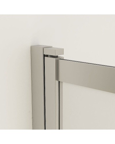 Шторка на ванну Vincea VSB 100х145 VSB-1E100CLB профиль Черный матовый стекло прозрачное