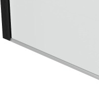 Шторка на ванну Bravat Alfa 70 BG070.1501BM профиль Черный матовый стекло прозрачное