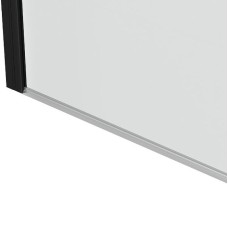 Шторка на ванну Bravat Alfa 70 BG070.1501BM профиль Черный матовый стекло прозрачное