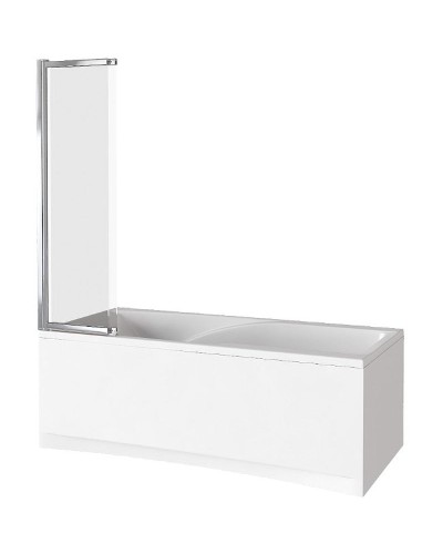 Шторка на ванну Good Door Screen 100 SLR-100-C-CH профиль Хром стекло прозрачное