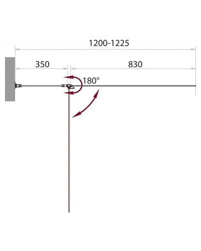 Шторка на ванну BelBagno Sela 120 SELA-V-11-120/140-P-Cr-L профиль Хром стекло рифленое