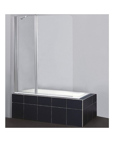 Шторка на ванну BelBagno Sela 120 SELA-V-11-120/140-P-Cr-L профиль Хром стекло рифленое