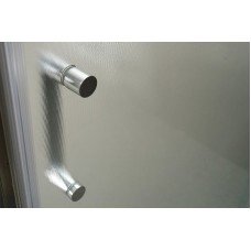 Шторка на ванну BelBagno UNO-VF-2-170/145-M-Cr профиль Хром стекло матовое