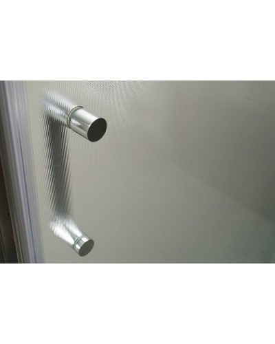 Шторка на ванну BelBagno UNO-VF-2-170/145-M-Cr профиль Хром стекло матовое