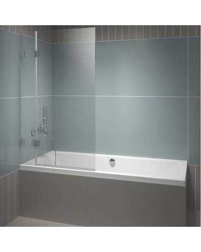 Шторка на ванну Riho VZ Scandic NXT X109 100x150 L G001149120 (GX00212C1) профиль Хром стекло прозрачное