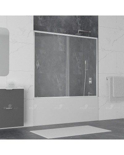 Шторка на ванну RGW Screens SC-043 150x150 351104315-11 профиль Хром стекло прозрачное