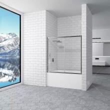 Шторка на ванну RGW Screens SC-043 150x150 351104315-11 профиль Хром стекло прозрачное