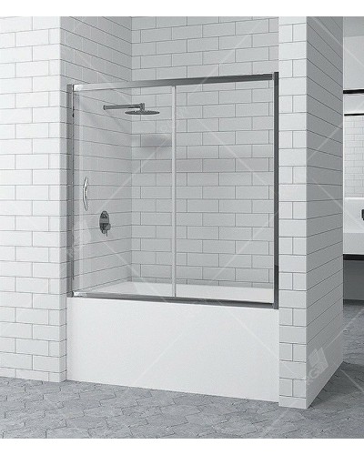 Шторка на ванну RGW Screens SC-043 150x150 351104315-11 профиль Хром стекло прозрачное