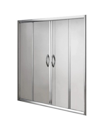 Шторка для ванны 170 см Gemy New Rockcoco S12192B прозрачное