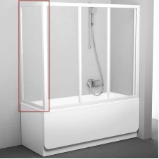 Боковая стенка для шторки на ванну Ravak Supernova APSV 70 95010102Z1 профиль Белый стекло Transparent