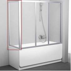 Боковая стенка для шторки на ванну Ravak Supernova APSV-75 95030U02Z1 профиль Сатин стекло Transparent