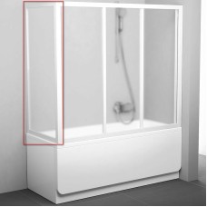 Боковая стенка для шторки на ванну Ravak Supernova APSV 80 95040102ZG профиль Белый стекло Grape