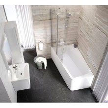 Шторка на ванну Ravak 10° CVS2-100 100х150 L 7QLA0C03Z1 профиль Хром стекло Transparent