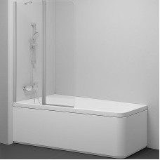 Шторка на ванну Ravak 10° CVS2-100 100х150 L 7QLA0U03Z1 профиль Сатин стекло Transparent