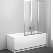 Шторка на ванну Ravak Behappy VS3 130 795V0U00ZG профиль Сатин стекло Grape