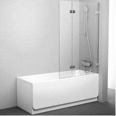 Шторка на ванну Ravak Brilliant BVS2-100 R 7UPA0A00Z1 профиль Хром стекло Transparent