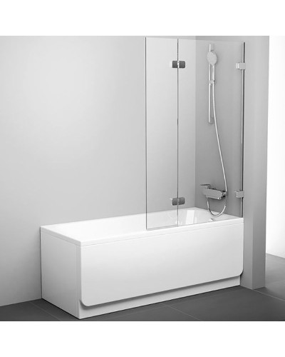 Шторка на ванну Ravak Brilliant BVS2-100 R 7UPA0A00Z1 профиль Хром стекло Transparent