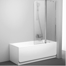 Шторка на ванну Ravak Chrome CVS2-100 R 7QRA0C00Z1 профиль Хром стекло Transparent