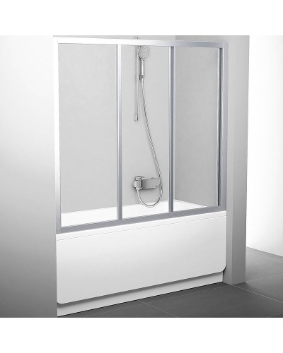 Шторка на ванну Ravak Supernova AVDP3-150 40VP0U02Z1 профиль Сатин стекло Transparent