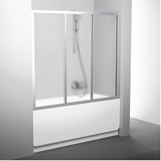 Шторка на ванну Ravak Supernova AVDP3-160 40VS0U02ZG профиль Сатин стекло Grape