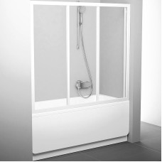 Шторка на ванну Ravak Supernova AVDP3-170 40VV0102Z1 профиль Белый стекло Transparent