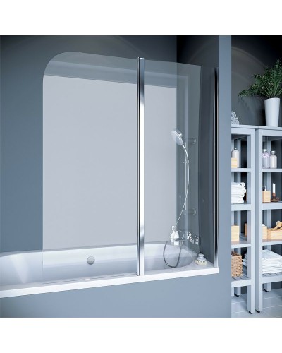 Шторка на ванну Koller Pool Waterfall Line 115 QP95 R профиль Хром стекло прозрачное