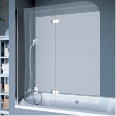 Шторка на ванну Koller Pool Waterfall Line 115 QP97 L профиль Хром стекло прозрачное