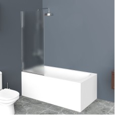 Шторка на ванну BelBagno UNO-V-1-80/150-P-Cr профиль Хром стекло рифленое