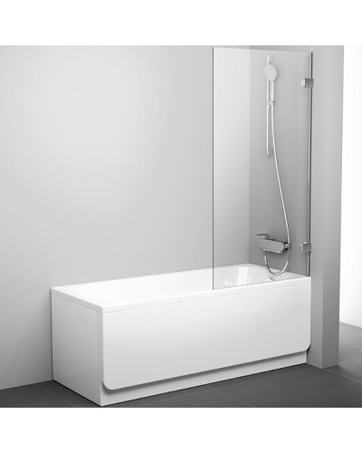 Шторка на ванну Ravak Brilliant BVS1-80 7U840A00Z1 профиль Хром стекло Transparent
