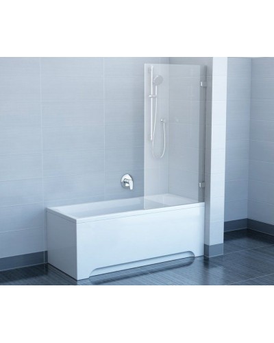 Шторка на ванну Ravak Brilliant BVS1-80 7U840A00Z1 профиль Хром стекло Transparent