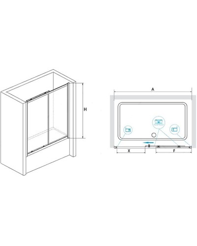 Шторка на ванну RGW Screens SC-42 180x150 04114218-51 профиль Хром стекло шиншилла
