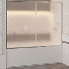 Шторка на ванну RGW Screens SC-62 150x150 01116215-21 профиль Хром стекло матовое-сатинат