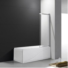 Шторка на ванну Cezares Slider 100 SLIDER-VF-11-100/150-C-Cr профиль Хром стекло прозрачное