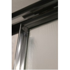 Шторка на ванну Cezares Tandem Soft 180 TANDEM-SOFT-VF-2-180/145-P-Cr профиль Хром стекло рифленое