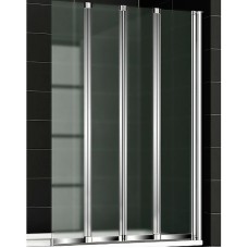 Шторка на ванну Cezares Pratico 100 R PRATICO-V-4-100/140-P-Cr-R профиль Хром стекло рифленое