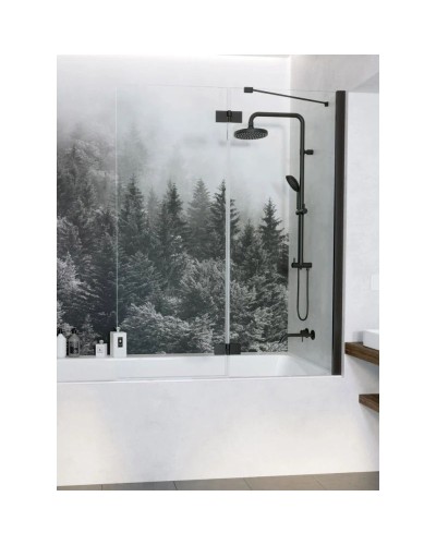 Шторка для ванны Radaway Essenza New Black PND II 130 R прозрачное