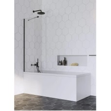 Шторка для ванны Radaway Idea Black PNJ 70 прозрачное